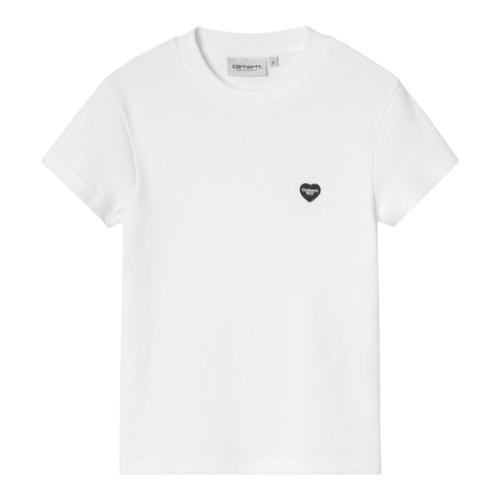 Carhartt WIP W' S/S Small Heart Patch T-Shirt - White/Black