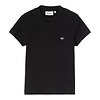 W' S/S Small Heart Patch T-Shirt - Black/Black