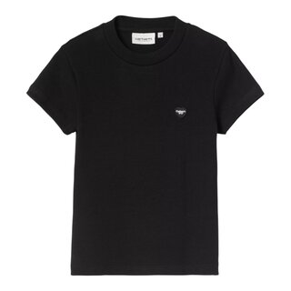 Carhartt WIP W' S/S Small Heart Patch T-Shirt - Black/Black