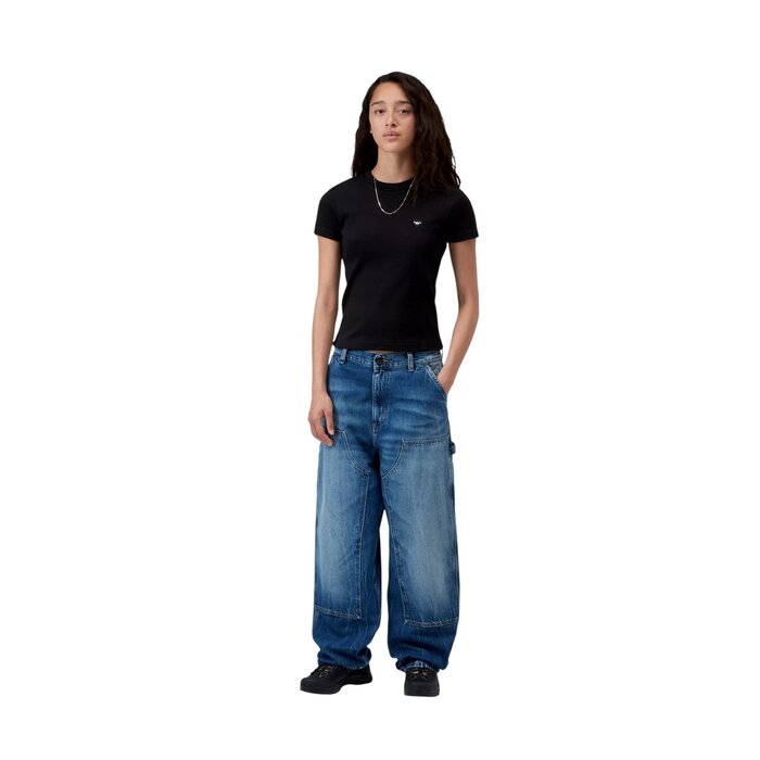 Carhartt WIP W' S/S Small Heart Patch T-Shirt - Black/Black