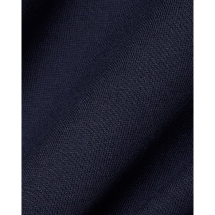 Lacoste T-Shirt Fabriqué en France Rayures Badge - Bleu Marine