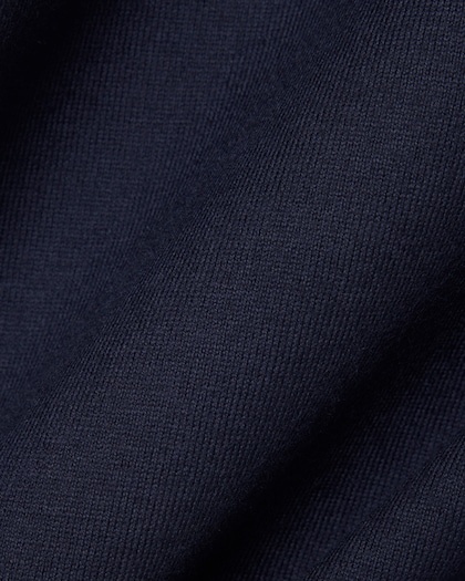 Lacoste T-Shirt Fabriqué en France Rayures Badge - Bleu Marine