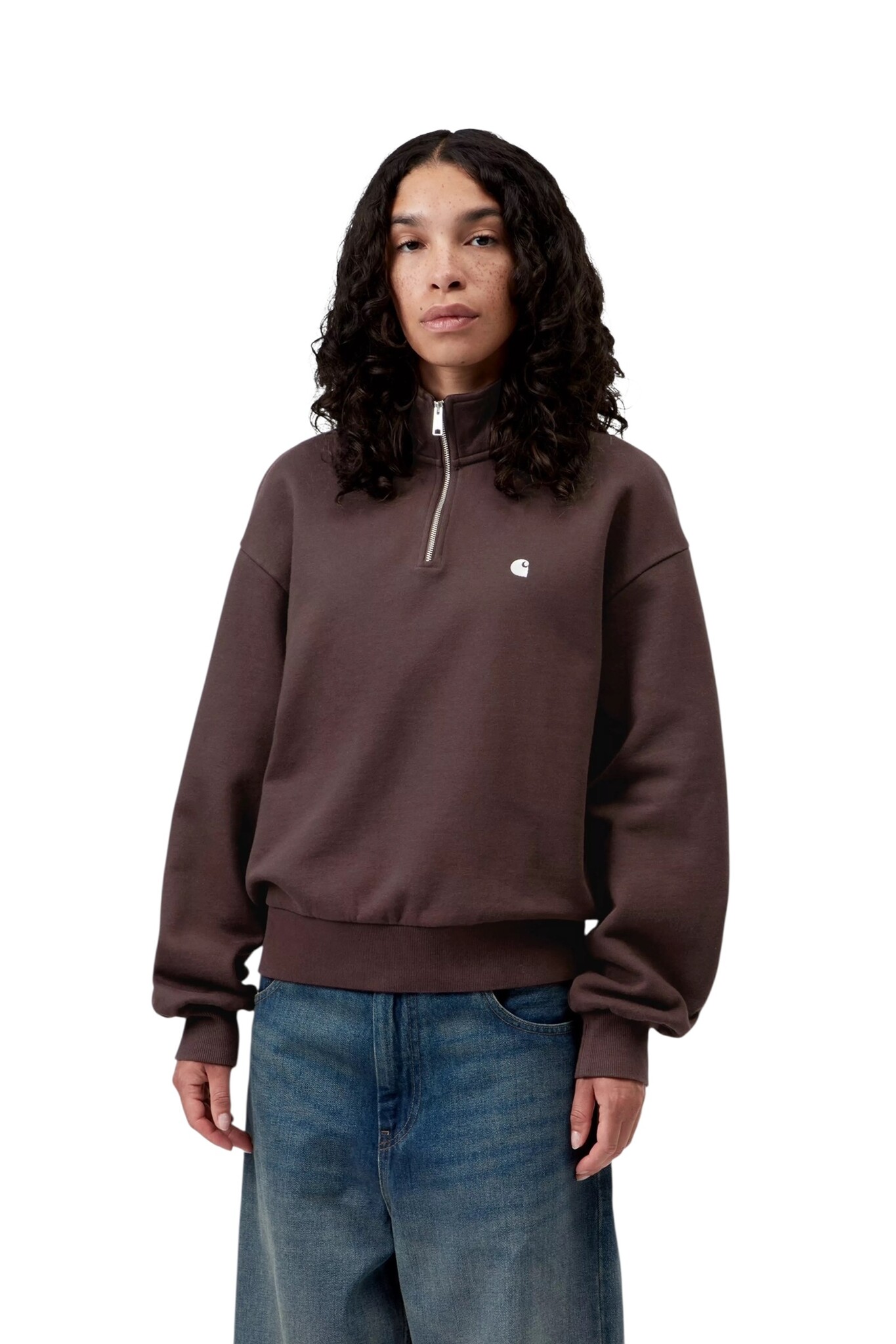 Carhartt WIP W' Casey High Neck Sweat - Palisander/Silver