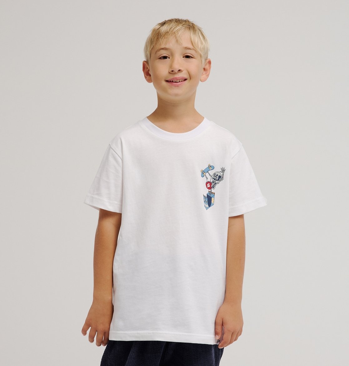 Dc Shoes S/S Handplant Youth T-Shirt - White