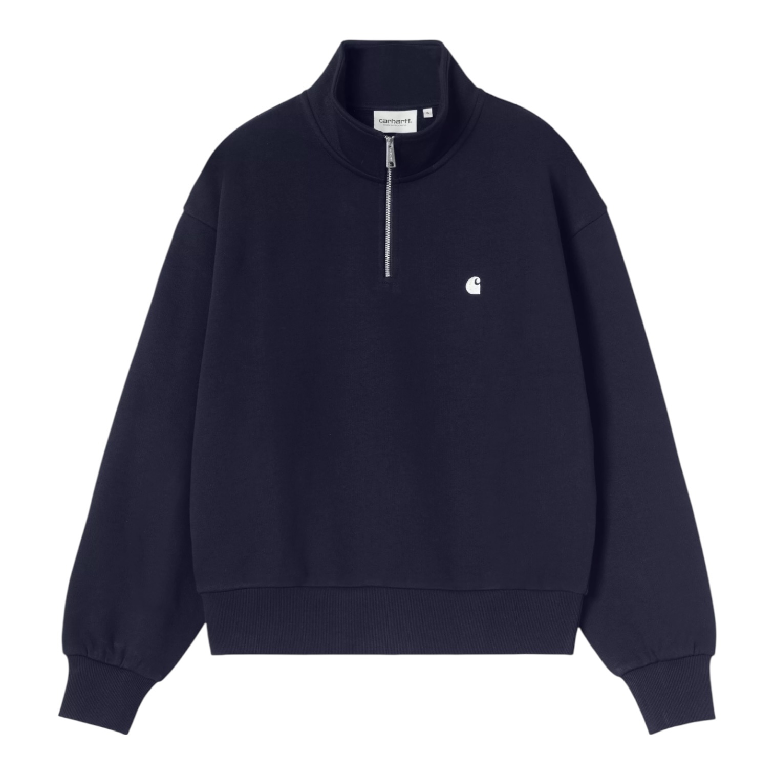 Carhartt WIP W' Casey High Neck Sweat - Dark Navy/Silver