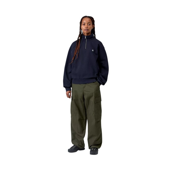 Carhartt WIP W' Casey High Neck Sweat - Dark Navy/Silver