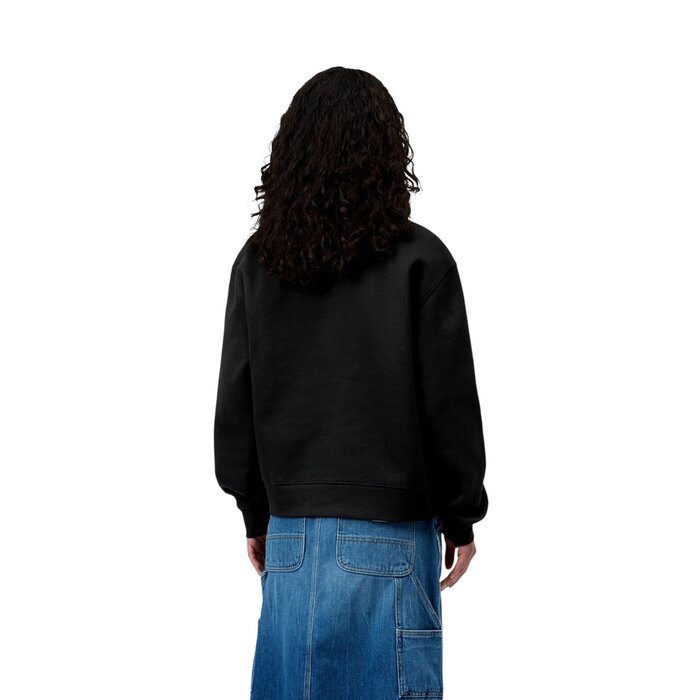 Carhartt WIP W' Small Heart Patch Sweat - Black/Black