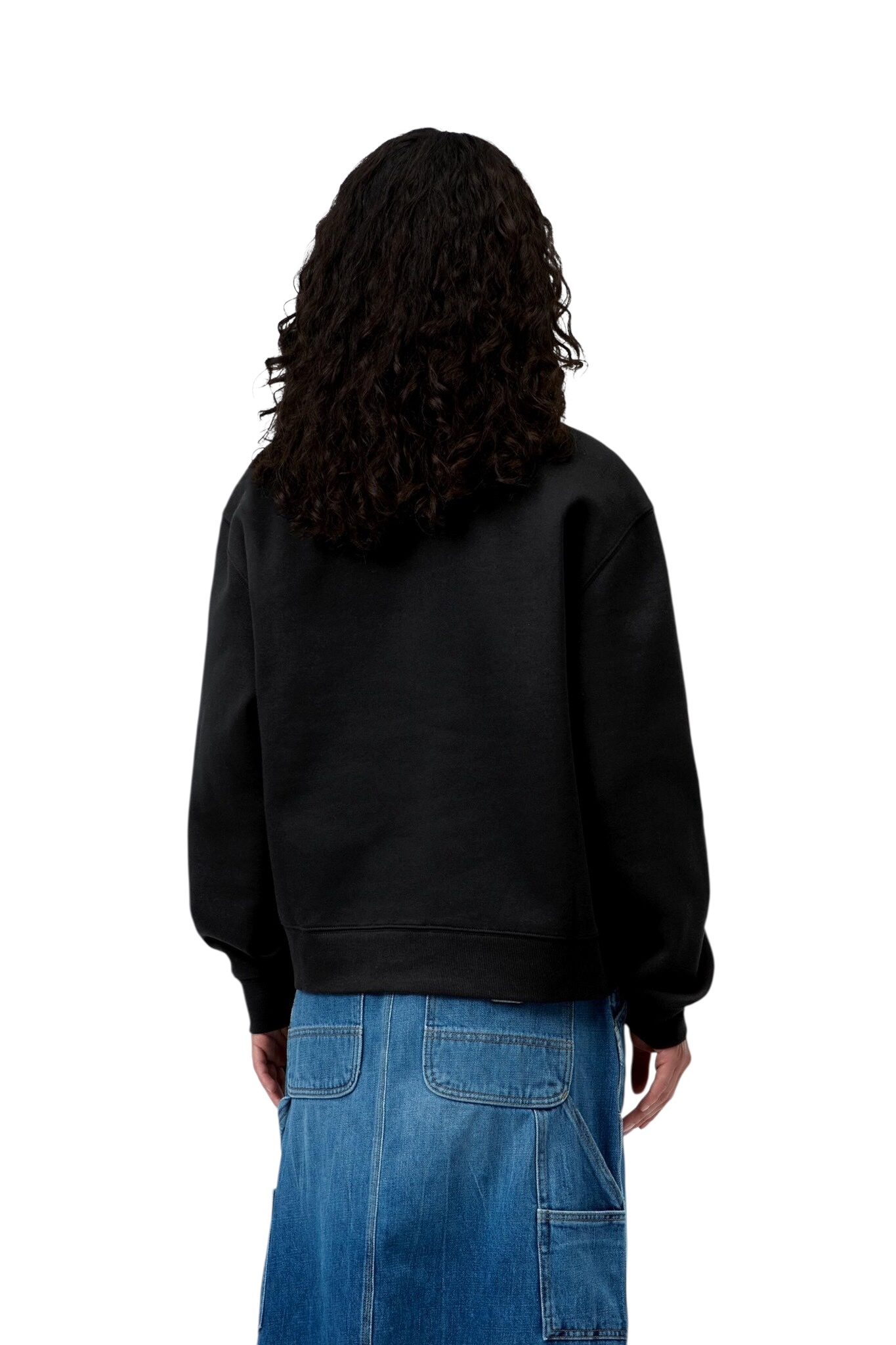 Carhartt WIP W' Small Heart Patch Sweat - Black/Black