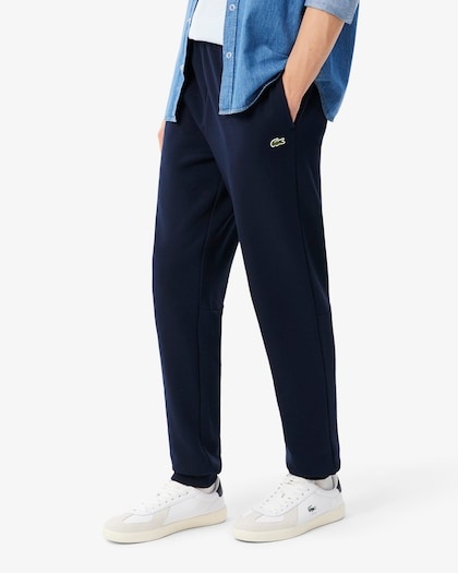 Lacoste Pantalon de Survêtement Molleton Tapered Fit - Bleu Marine