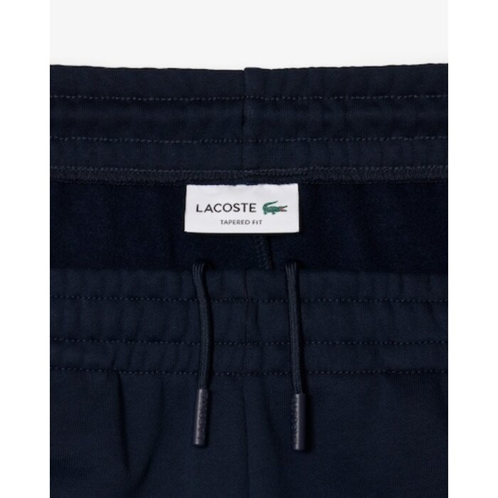 Lacoste Pantalon de Survêtement Molleton Tapered Fit - Bleu Marine