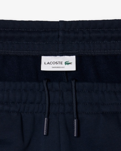 Lacoste Pantalon de Survêtement Molleton Tapered Fit - Bleu Marine