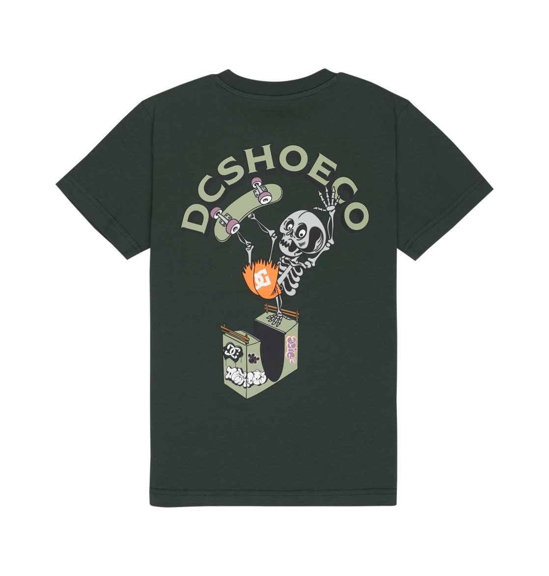 Dc Shoes S/S Handplant T-Shirt (Youth) - Green