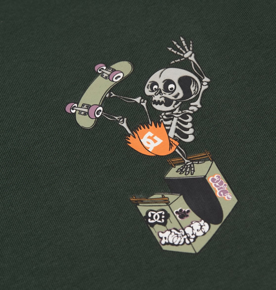 Dc Shoes S/S Handplant T-Shirt (Youth) - Green