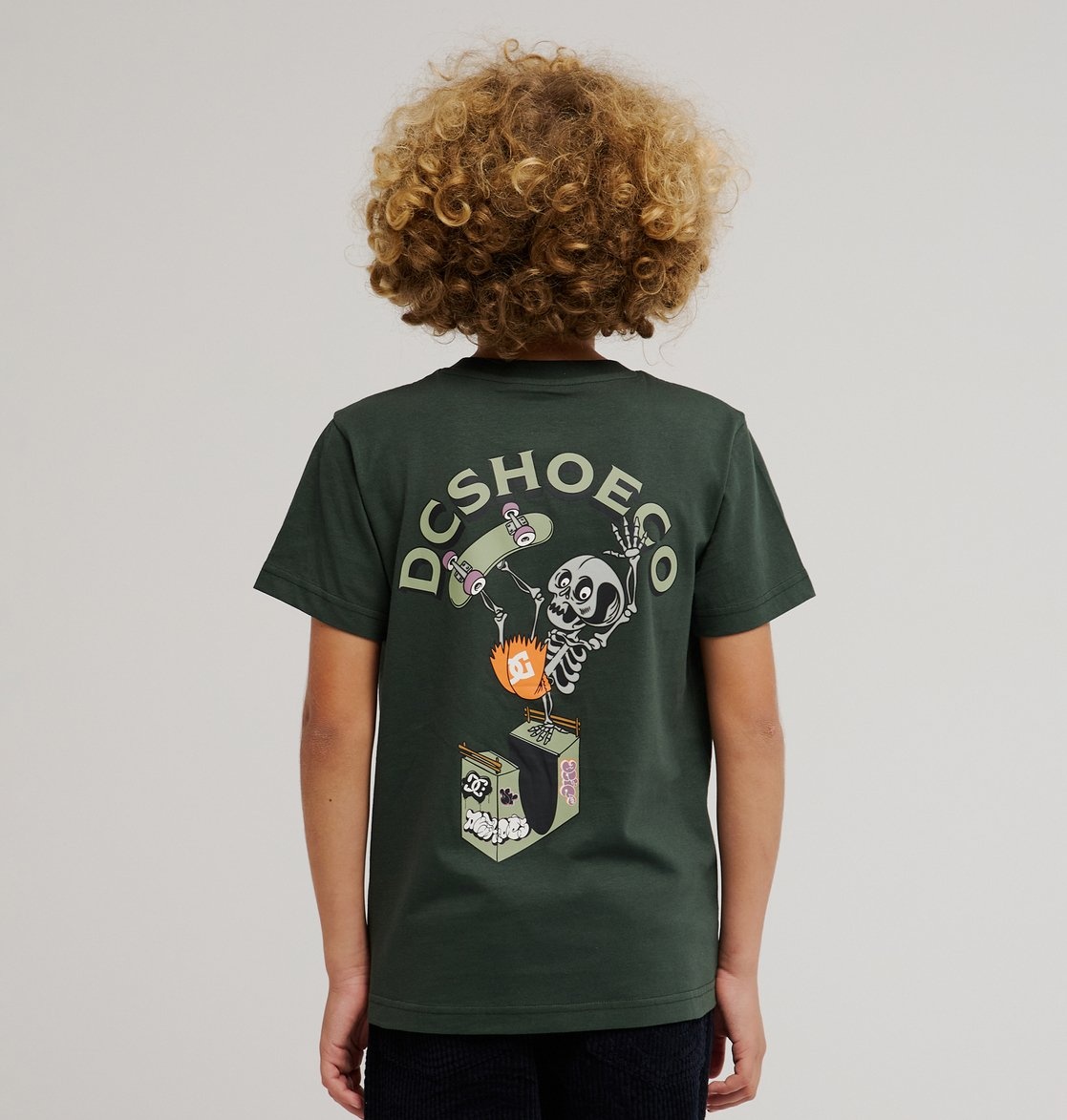 Dc Shoes S/S Handplant T-Shirt (Youth) - Green