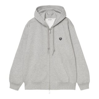 Carhartt WIP W' HD Small Heart Patch Jacket - Grey Heather/Black