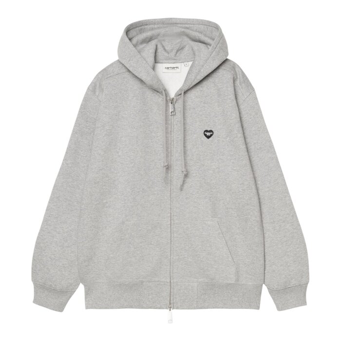 Carhartt WIP W' HD Small Heart Patch Jacket - Grey Heather/Black
