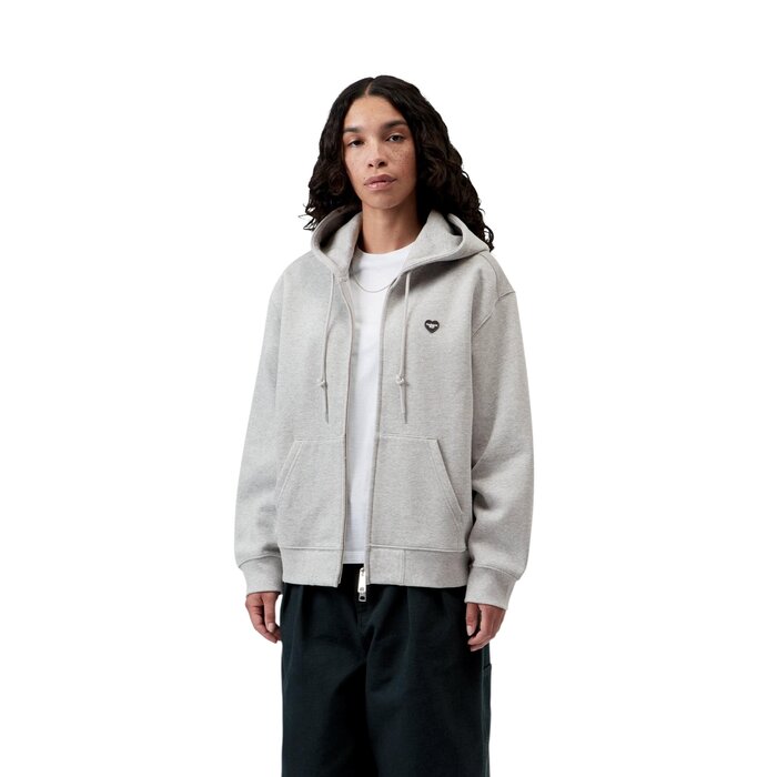Carhartt WIP W' HD Small Heart Patch Jacket - Grey Heather/Black