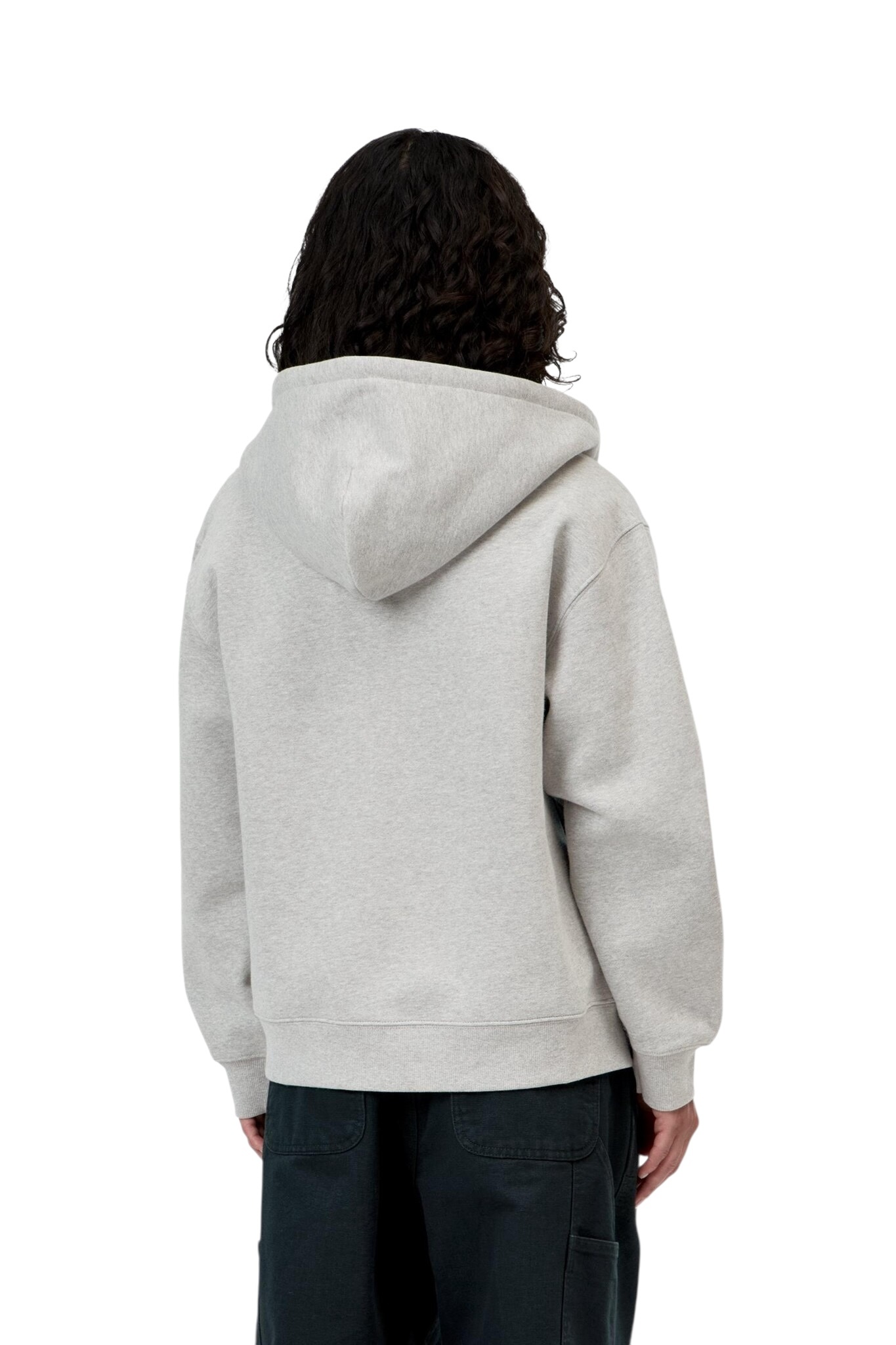 Carhartt WIP W' HD Small Heart Patch Jacket - Grey Heather/Black