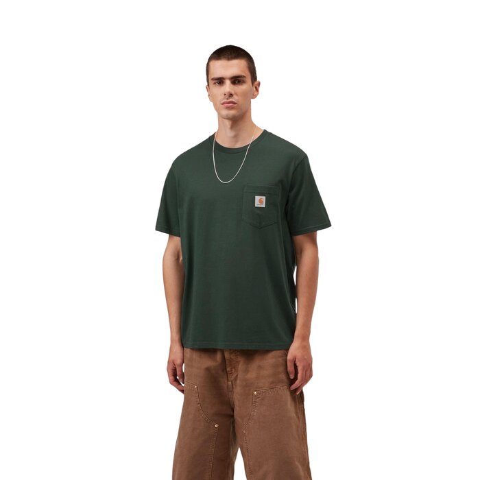 Carhartt WIP S/S Pocket T-Shirt - Dark Scarab