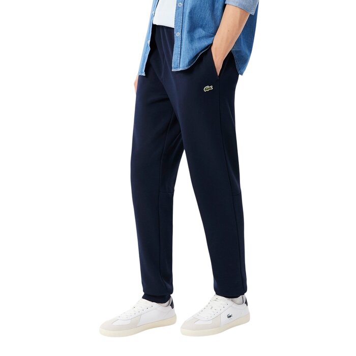 Lacoste Pantalon de Survêtement Molleton Tapered Fit - Bleu Marine