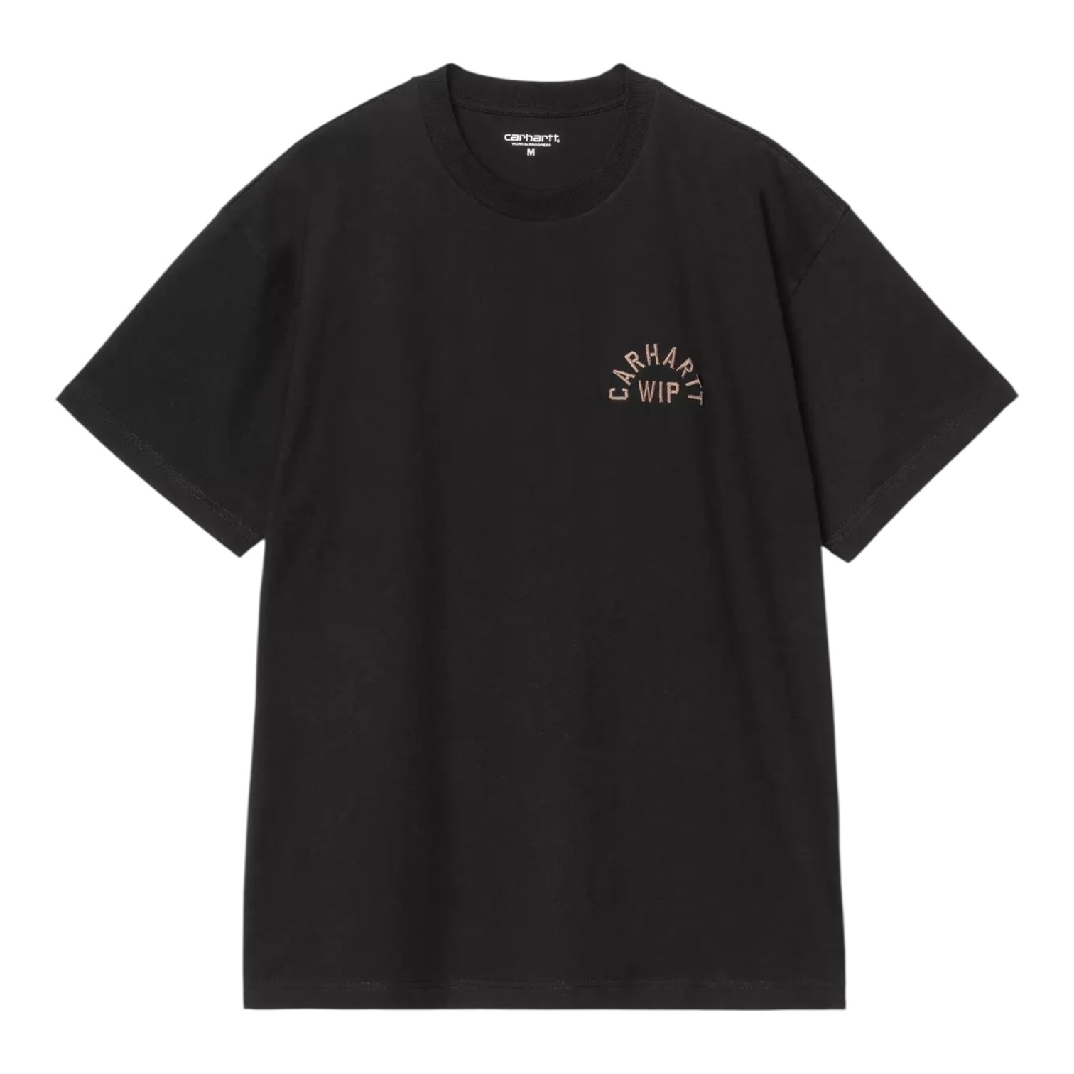 Carhartt WIP S/S Arch Script T-Shirt - Black/Wip H Brown