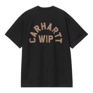 Carhartt WIP S/S Arch Script T-Shirt - Black/Wip H Brown
