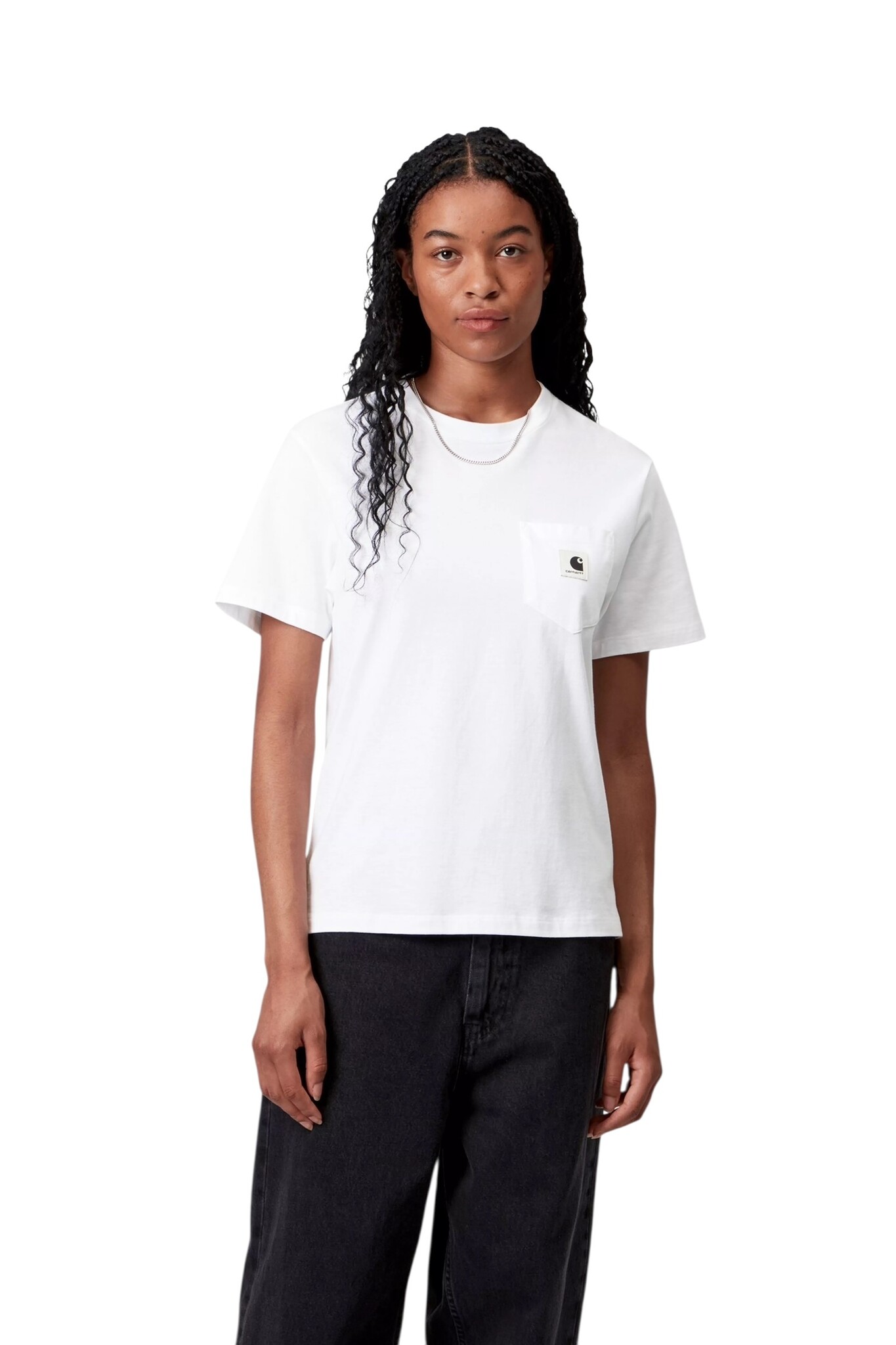 Carhartt WIP W' S/S Pocket T-shirt - White