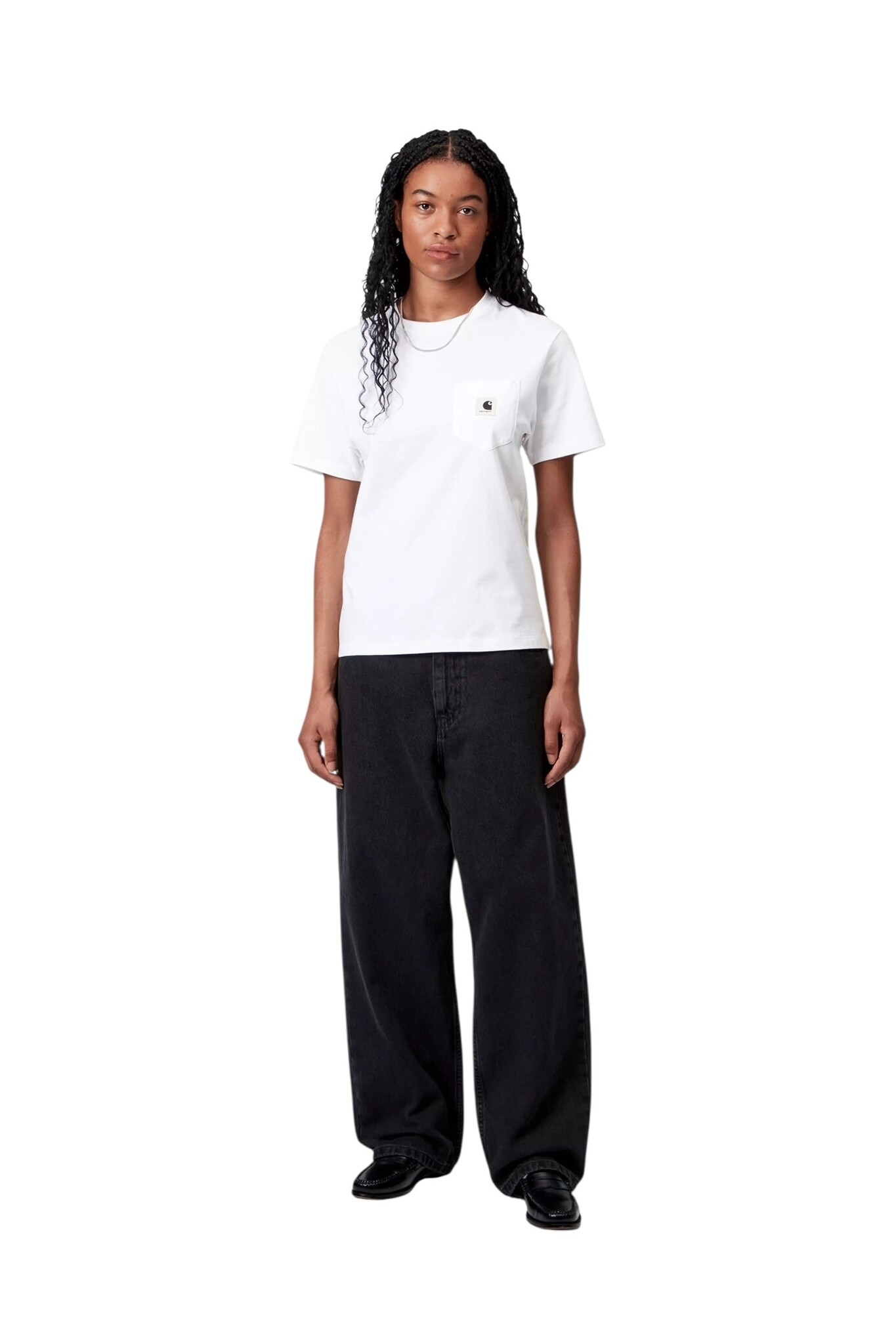 Carhartt WIP W' S/S Pocket T-shirt - White
