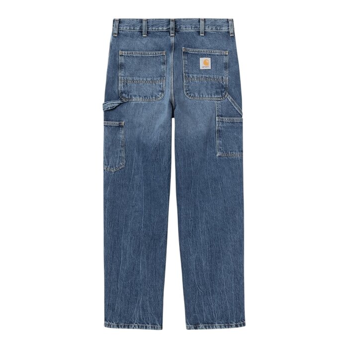 Carhartt WIP Single Knee Pant - Blue Marble Used Wash