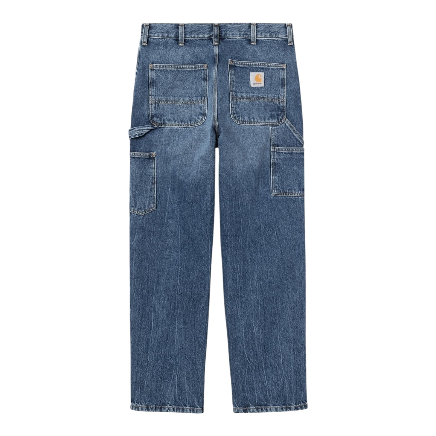 Carhartt WIP Single Knee Pant - Blue Marble Used Wash