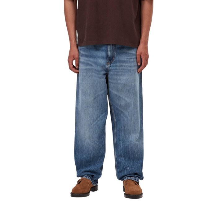 Carhartt WIP Single Knee Pant - Blue Marble Used Wash