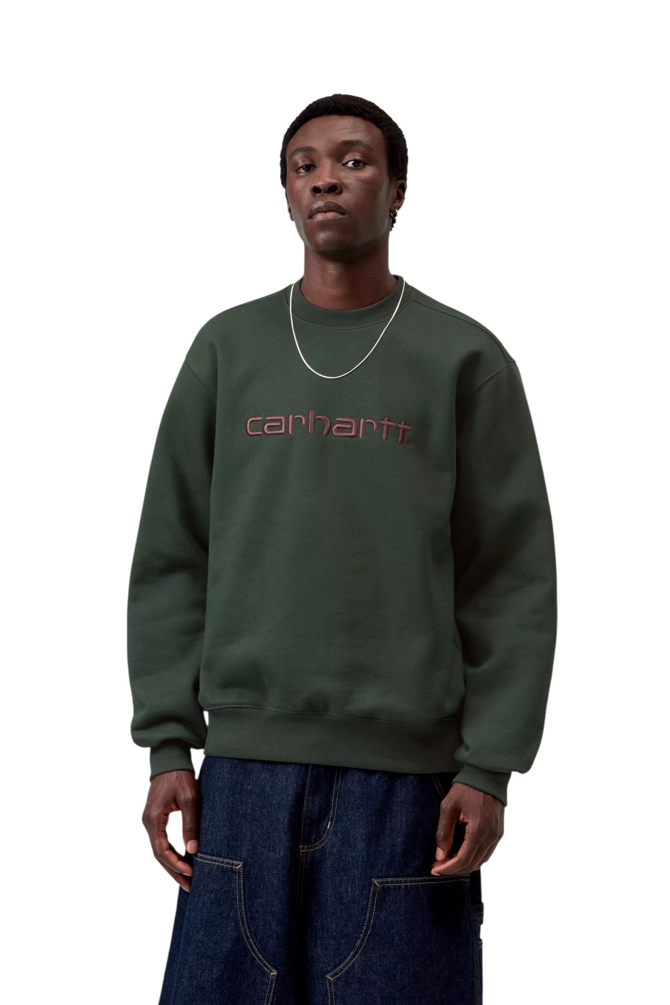 Carhartt WIP Carhartt Sweat - Dark Navy/Dark Scarab