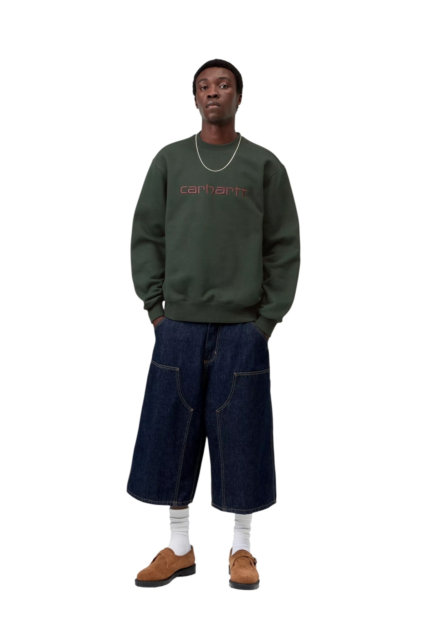 Carhartt WIP Carhartt Sweat - Dark Navy/Dark Scarab