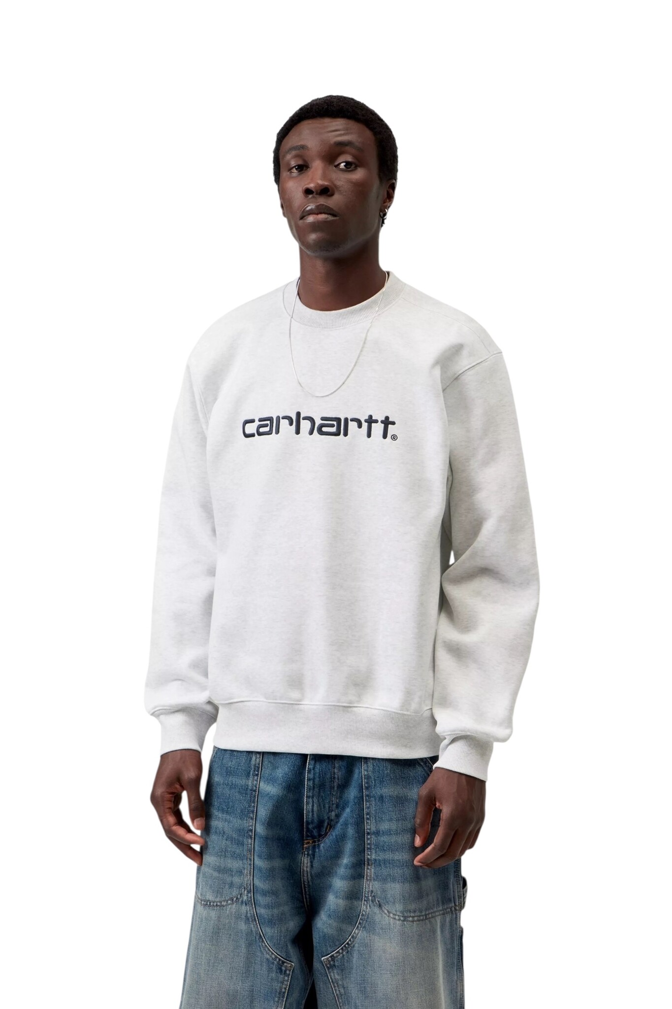 Carhartt WIP Carhartt Sweat - Ash Heather/Graphite