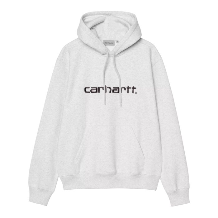 Carhartt WIP Hooded Carhartt Sweat - Ash Heather/Graphite