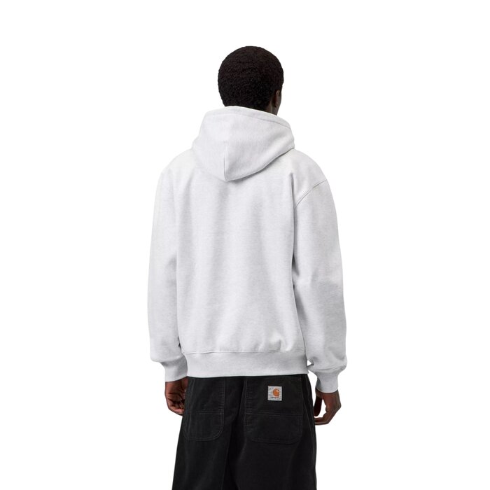 Carhartt WIP Hooded Carhartt Sweat - Ash Heather/Graphite