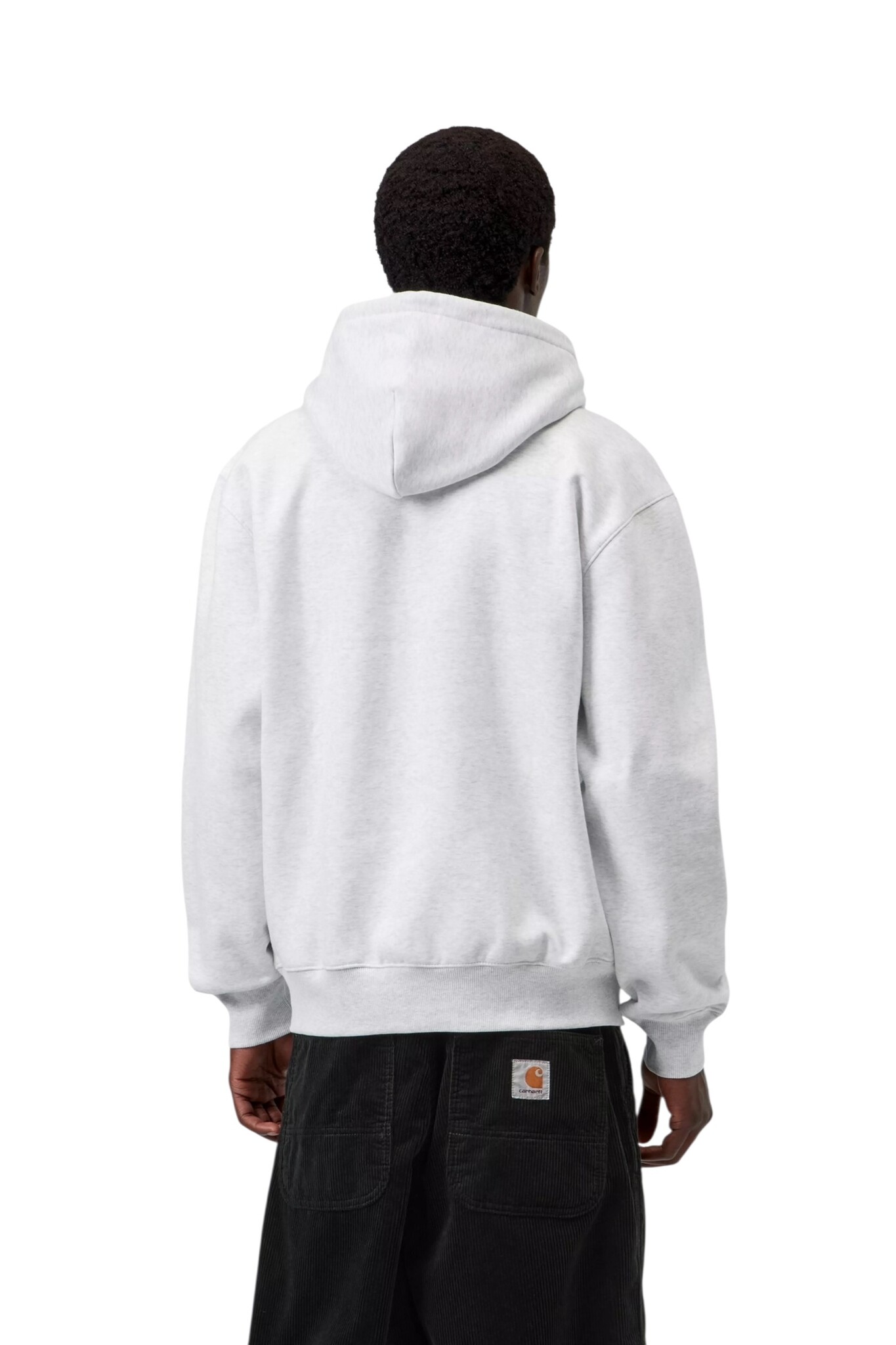 Carhartt WIP Hooded Carhartt Sweat - Ash Heather/Graphite
