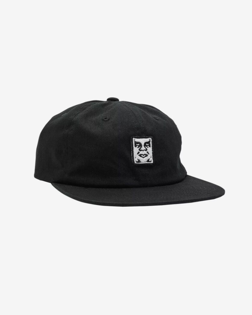 Obey Icon Patch Panel Strapback - Black