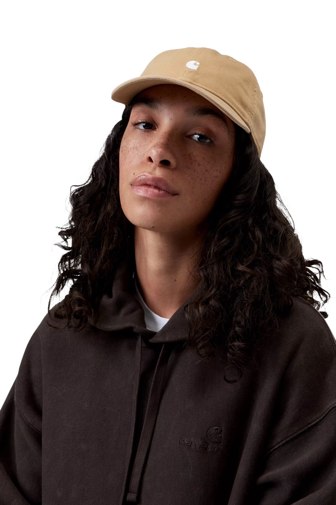 Carhartt WIP Madison Logo Cap - Wip Dusty H/White
