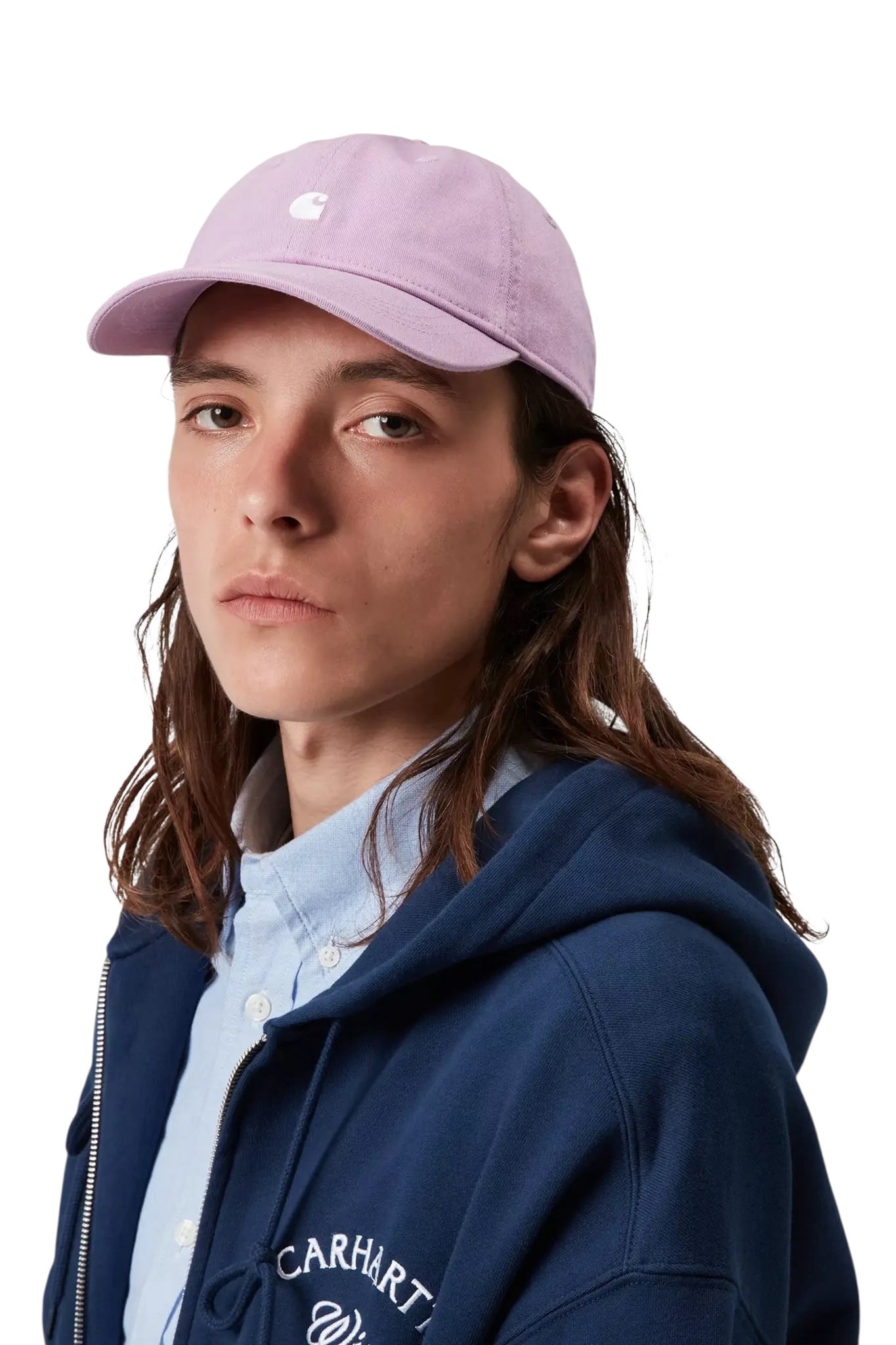 Carhartt WIP Madison Logo Cap - Gentle Purple/White