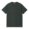 S/S Script t-Shirt - Dark Scarab/Palisander