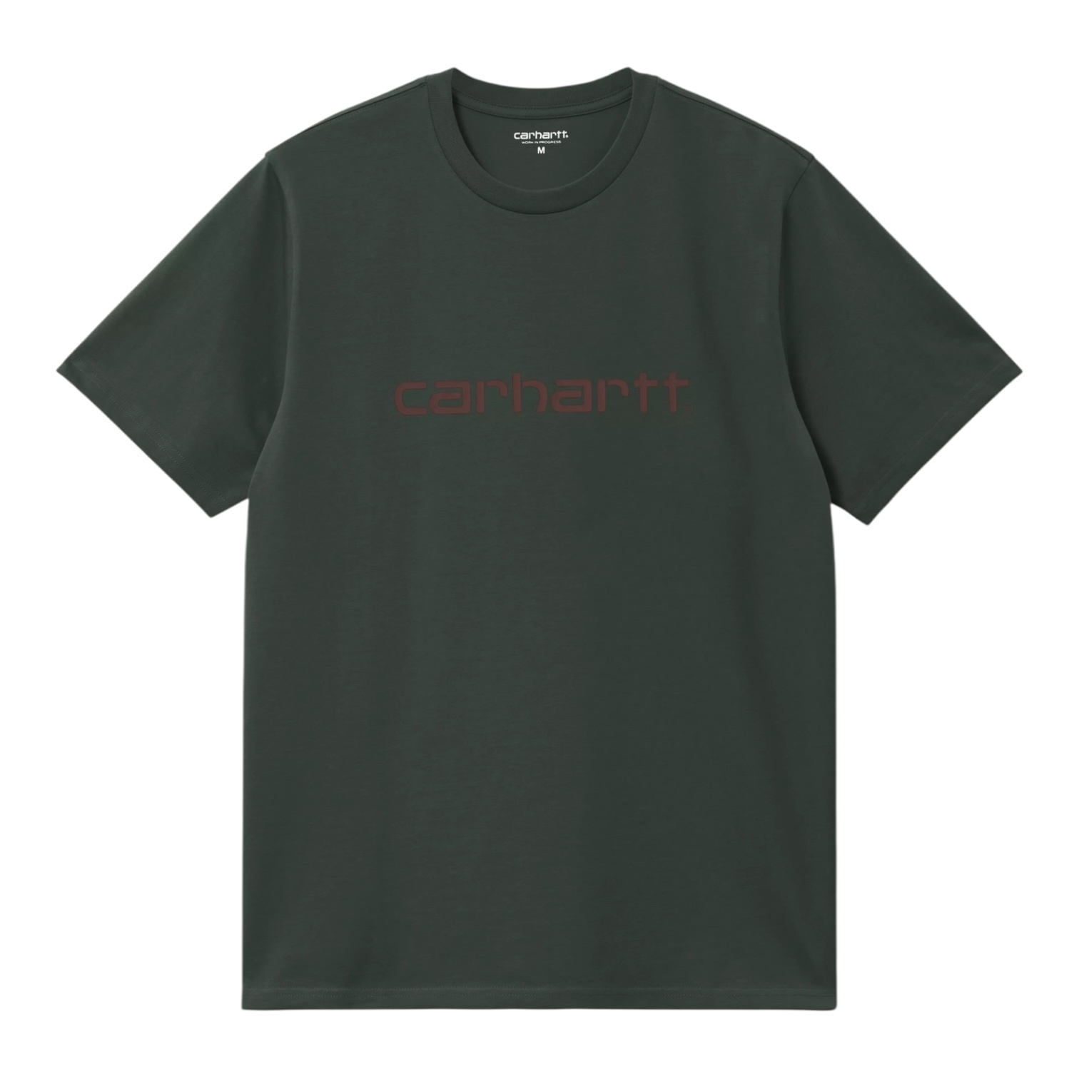 Carhartt WIP S/S Script t-Shirt - Dark Scarab/Palisander