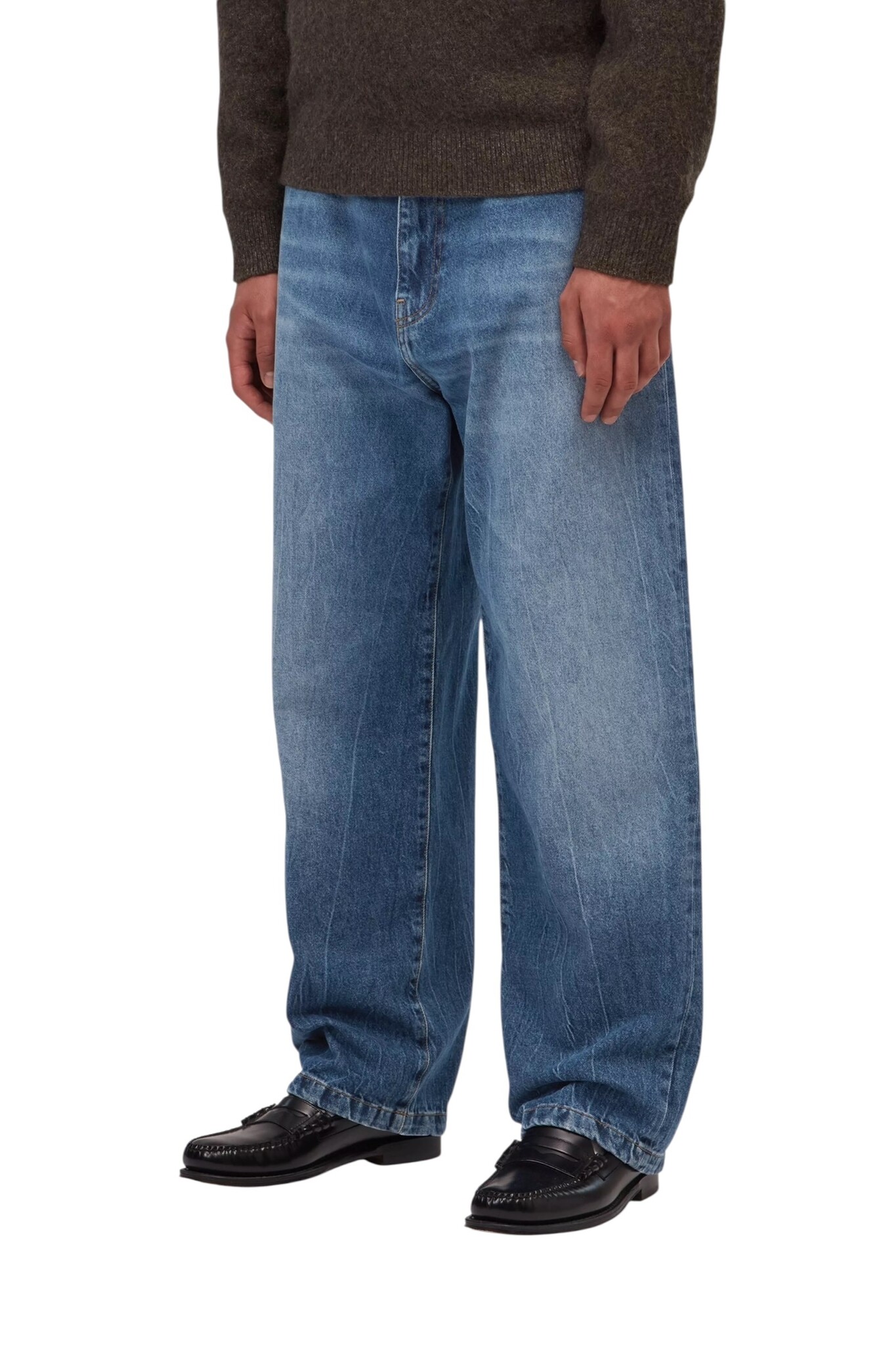 Carhartt WIP Landon Pant - Blue (Marble Used Wash)