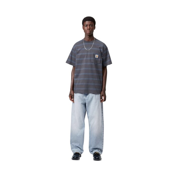 Carhartt WIP Brandon Pant - Blue (Heavy Worn Bleached)