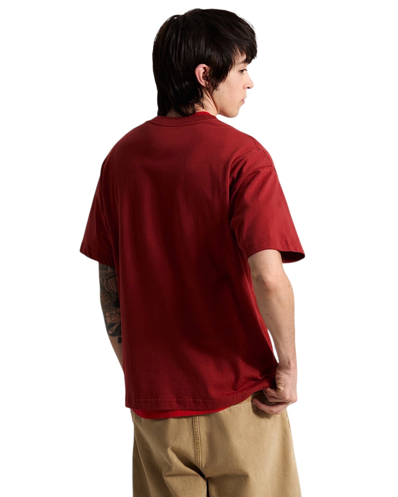 Vans Left Chest II Loose S/S - Poppy Embe
