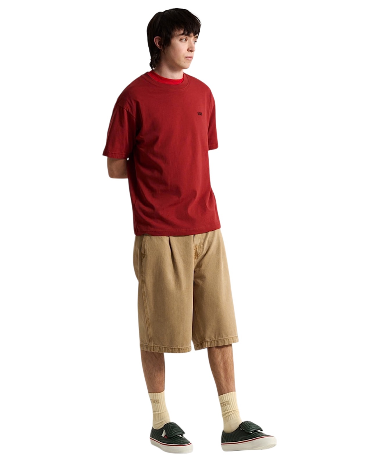 Vans Left Chest II Loose S/S - Poppy Embe