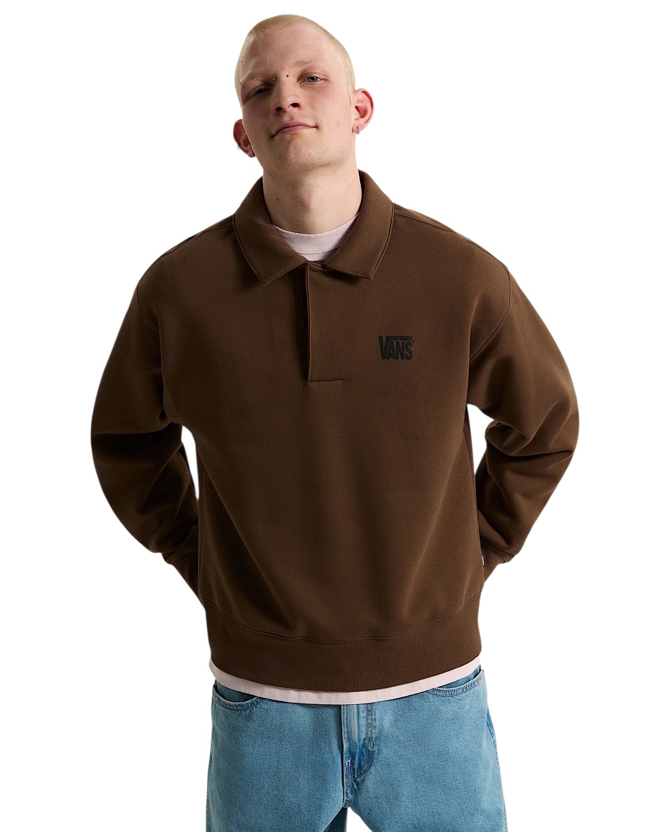 Vans Polo Fleece Pullover - Vintage Coco