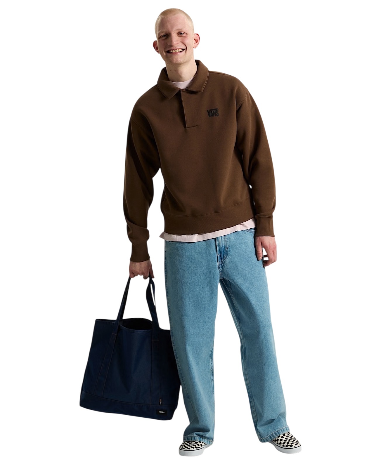 Vans Polo Fleece Pullover - Vintage Coco