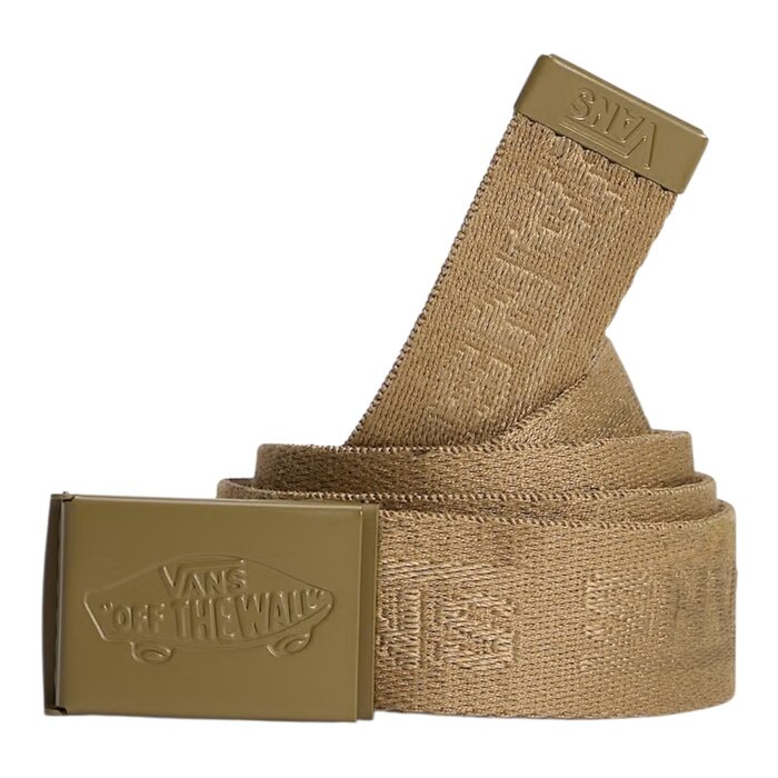 Vans Drop V Web Belt - Olive Brown