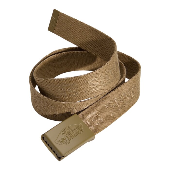 Vans Drop V Web Belt - Olive Brown